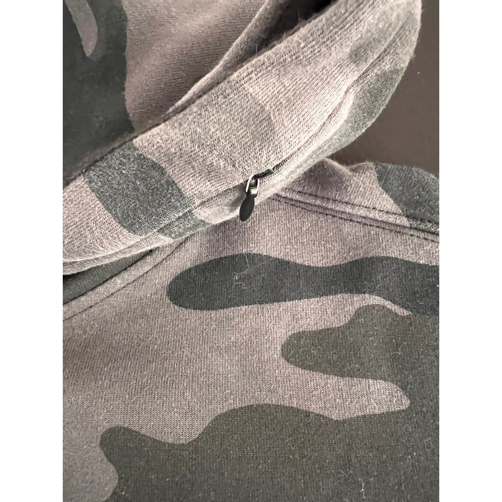 Champion Tech Weave Mens Small Camo Hoodie Pullover S9345 5529 Gray Black - Picture 8 of 11